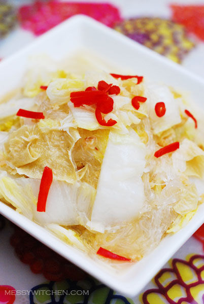 Chinese Cabbage with Dried Shrimp & Bean Curd Sheet